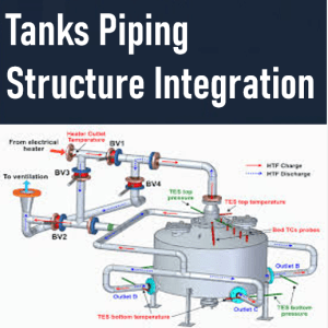 Tanks Piping Structure Integration